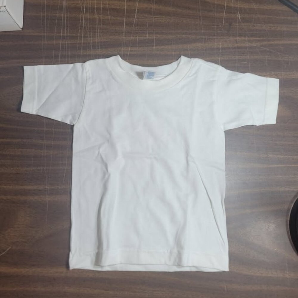 American Apparel Kids White T-Shirt Size 3T
